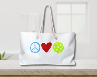 Pickleball Tasche, Pickleball Tote, Pickleball, Pickleball Peace, Pickleball Liebe, Pickleball Totes, Pickleball Ära, Pickleball Nuss, Pickleball