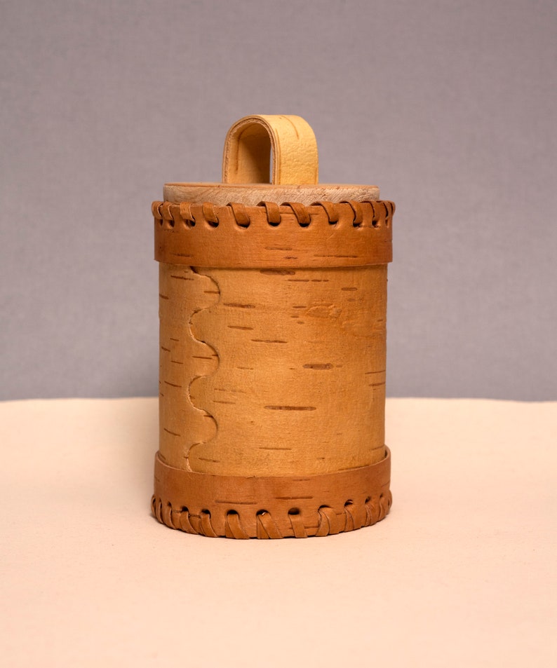 DIY set The birch bark Tea Container to build yourself image 8
