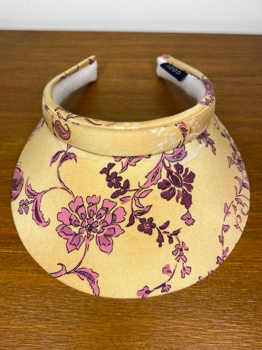 Vintage Womens Izod Golf Visor Etsy