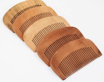 50 Custom Engraved Beard Combs, 50 Thin Beard Combs, 50 Custom Beard Combs