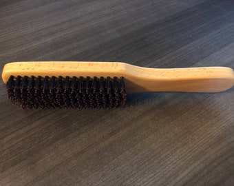 50 Custom Engraved Wood Hair Brush, Beard Brush
