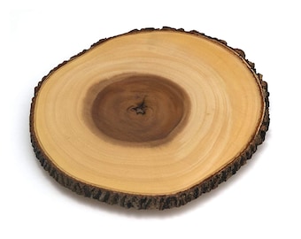 Custom Engraved Tree Slice Centerpiece