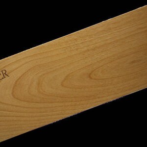 Wood Name Tag, Laser Engraved Magnetic Name Tag image 4