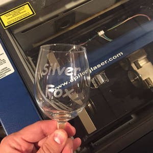 24 Custom Engraved Wine Glasses image 3