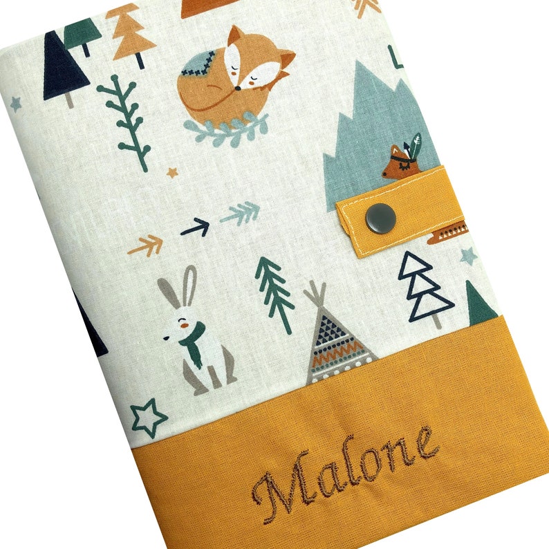 Protège carnet de santé personnalisé Malone