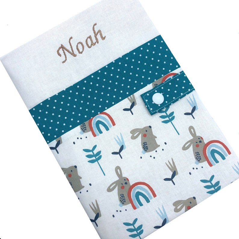 Protège carnet de santé personnalisé Noah