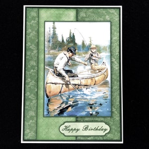 Boys Son Grandson Friend Brother Fishing Fisherman 12th Birthday Card