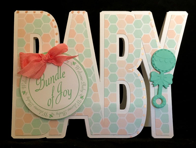 Baby Girl Baby Card Expecting Baby Shower Card Handmade Baby Boy Adoption Card Pregnancy New Parents