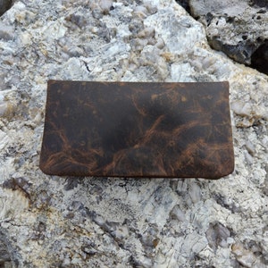Tobacco Pouch in leather and cotton image 2