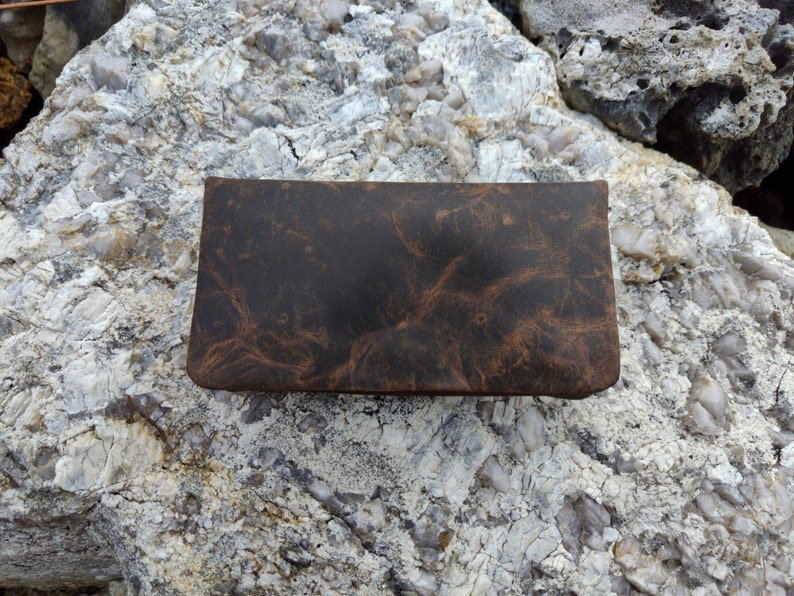 Tobacco Pouch in leather and cotton image 2