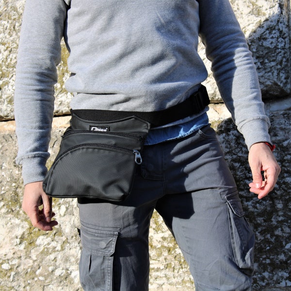 Hip Bag - pouch Utility Belt - waist purse - passport money woman man hip pack - money mobile   crossbody bag