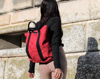 Waterproof Vegan Backpack: Lightweight Travel School Bag