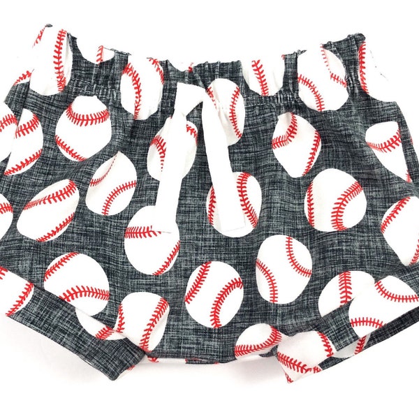 Baseball, baseball bummies, boy bummies, baby gift, first birthday gift, baby boy clothes, baseball clothes, boy shorts, baseball shorts,