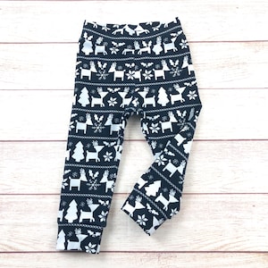 Christmas leggings, baby leggings, baby girl leggings, baby boy leggings, kids clothes, first Christmas, Christmas gift