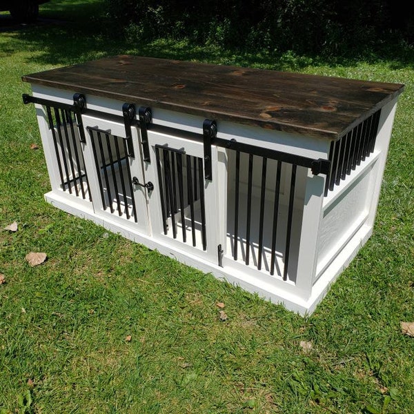 Barn Door Dog Kennel Etsy