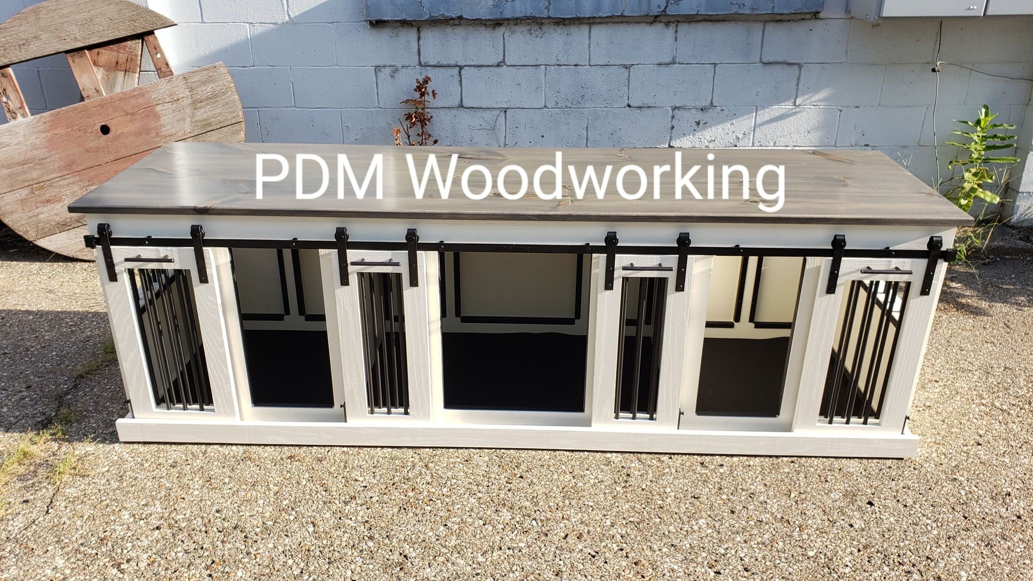 Sliding Barn Door Kennel / 1 in the U.S. / Dog Kennel / Etsy