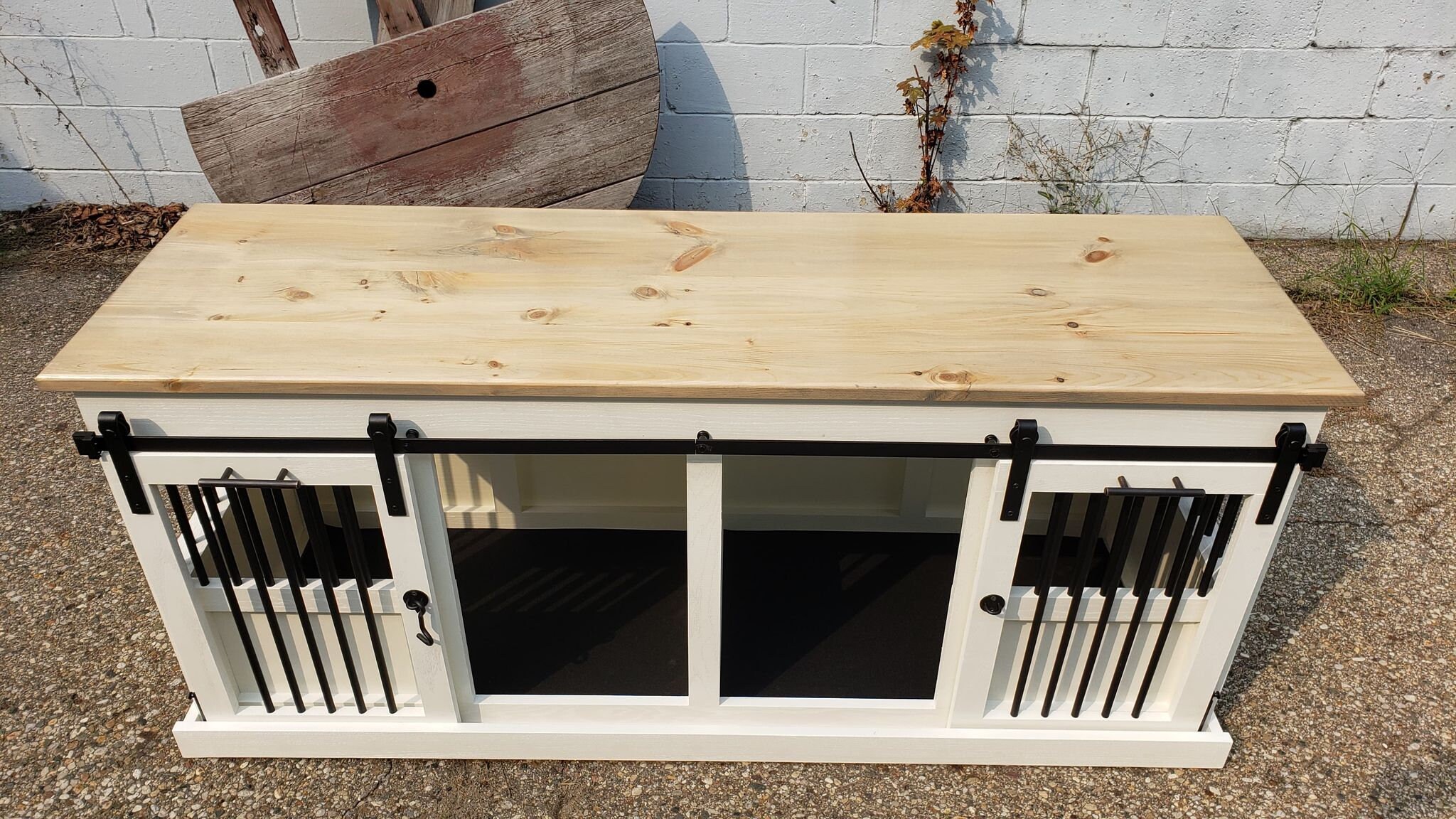 Sliding Barn Door Kennel / 1 in the U.S. / Dog Kennel / Etsy