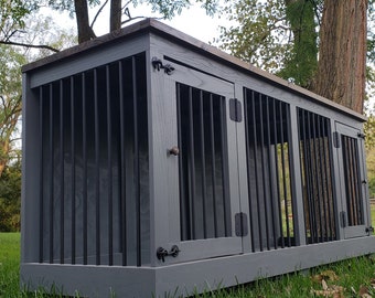 dog kennel / #1 In The U.S. / pet furniture / custom kennel  / dog crate / dog kennel furniture / wood dog kennel / rustic dog kennel