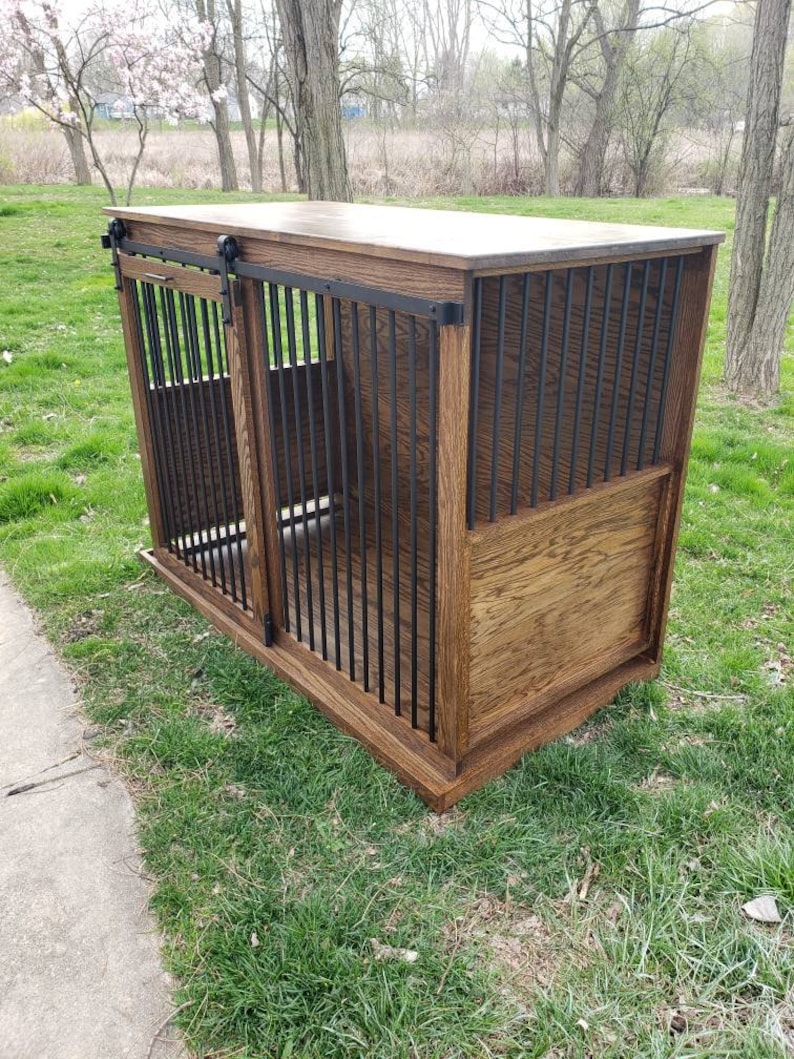 Sliding Barn Door Kennel / 1 in the U.S. / Dog Kennel / Etsy