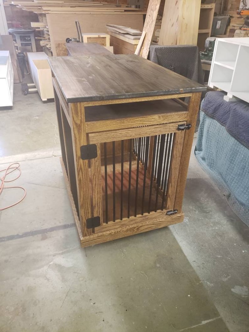 Custom Dog Kennel / Kitchen Island Kennel / Interior Dog Etsy