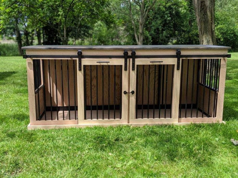 Sliding Barn Door Kennel / 1 in the U.S. / Dog Kennel / Etsy