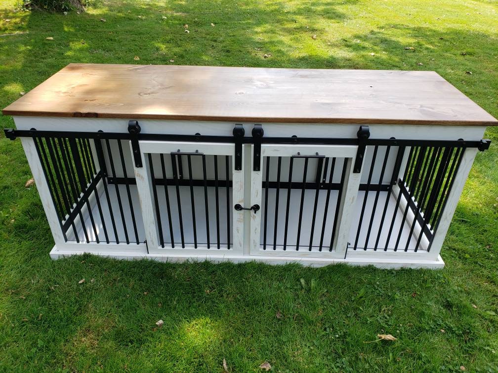 Sliding Barn Door Kennel / 1 in the U.S. / Dog Kennel / Etsy Canada