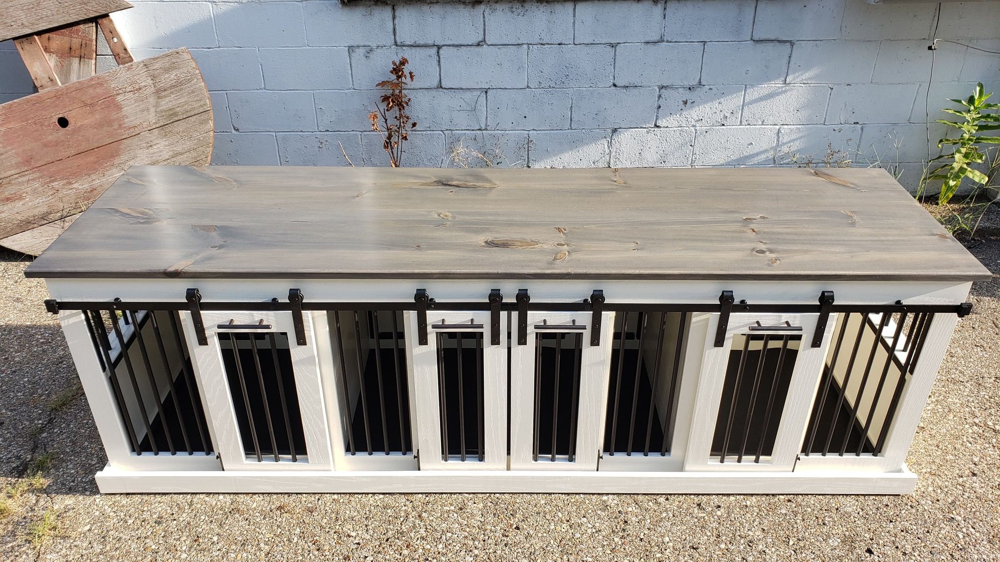 Sliding Barn Door Kennel / 1 in the U.S. / Dog Kennel / Etsy