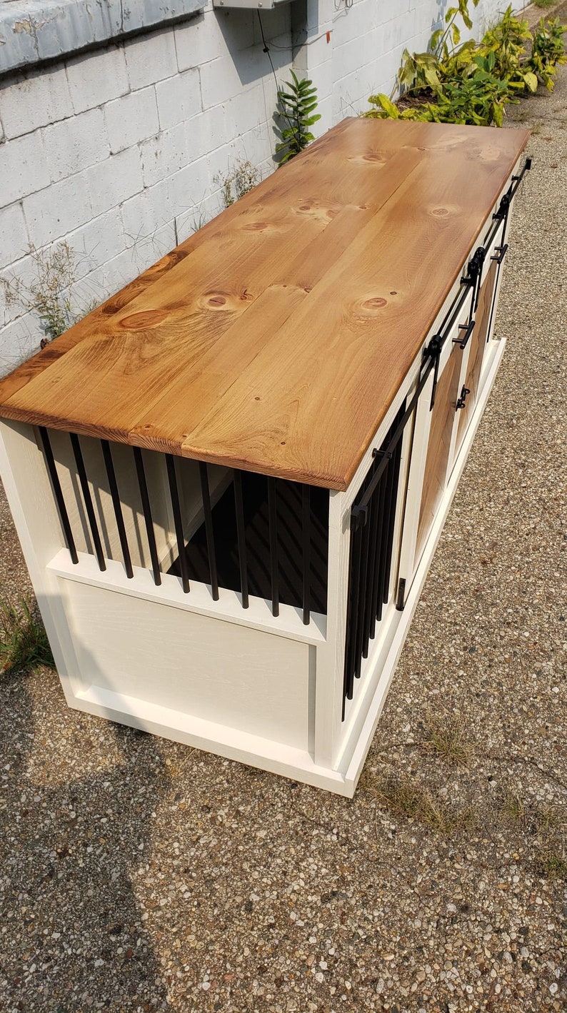 Sliding Barn Door Kennel / 1 in the U.S. / Dog Kennel / Etsy