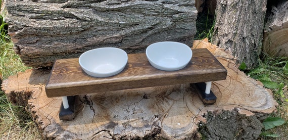 Small Dog Feeder Dog Dish Cat Feeder Cat Dish Modern Etsy