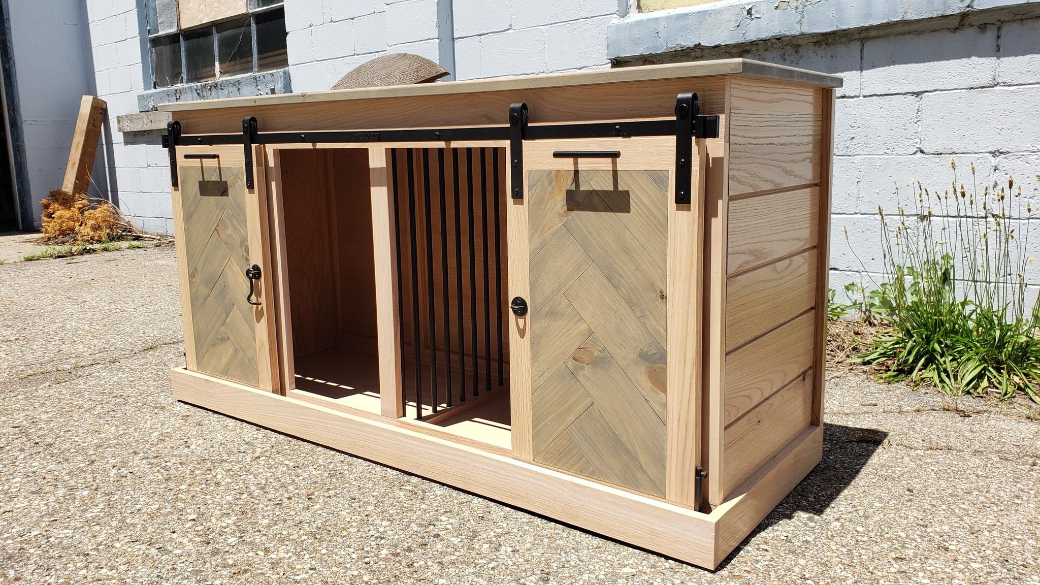 Sliding Barn Door Kennel / 1 in the U.S. / Dog Kennel / Etsy