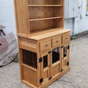Custom Dog Kennel With Drawers / Shelving / Hutch / Storage / Dog Crate ...