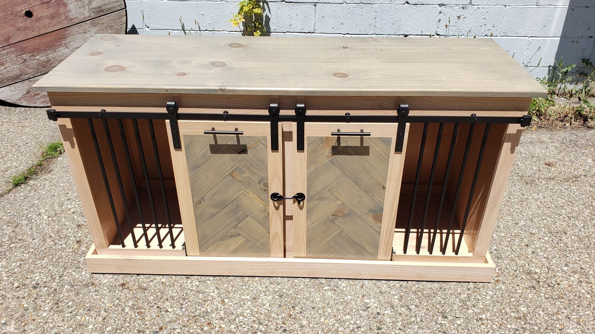 Sliding Barn Door Kennel / 1 in the U.S. / Dog Kennel / Etsy