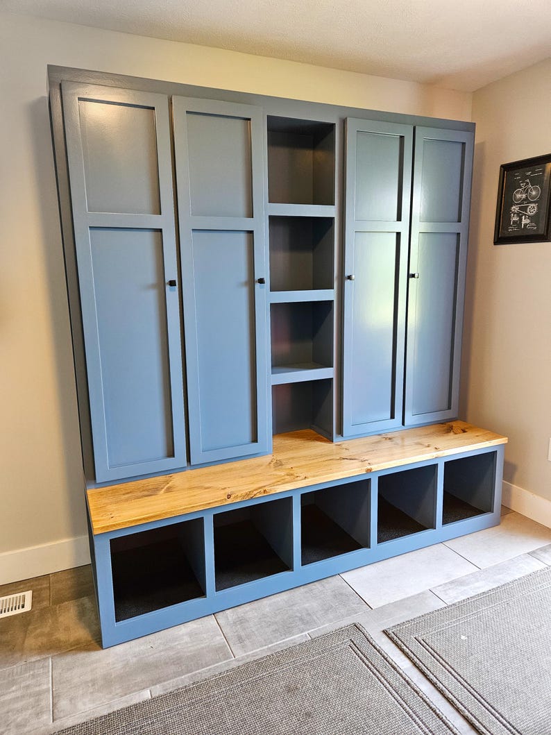 Custom Halltree / Entryway Bench / Storage Bench / Mudroom Locker