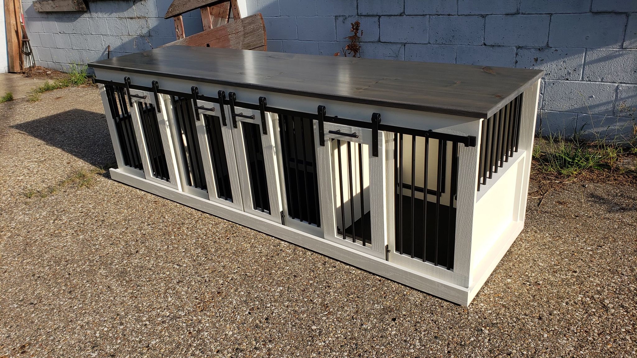 Sliding Barn Door Kennel / 1 in the U.S. / Dog Kennel / Etsy