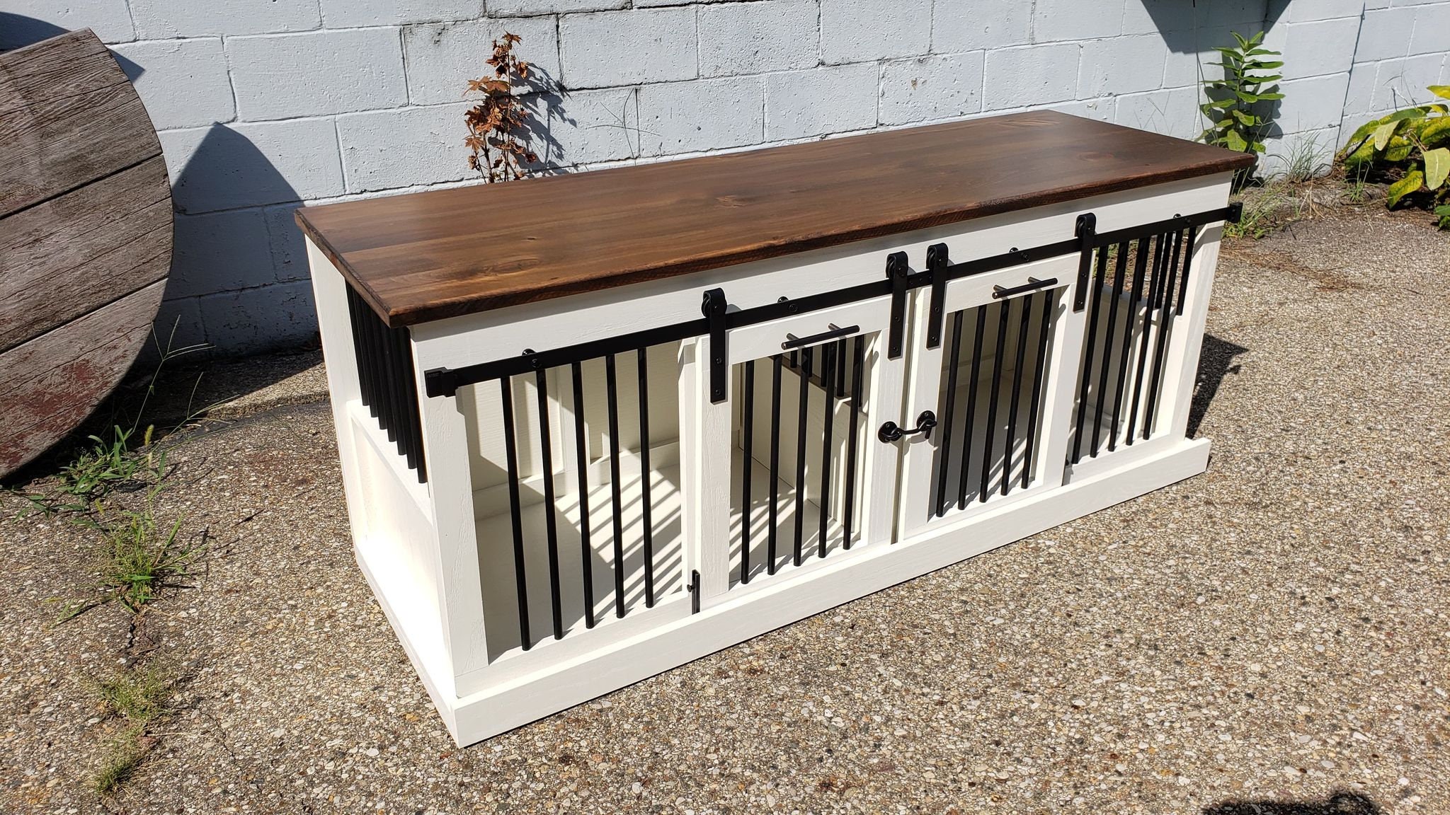 Sliding Barn Door Kennel / 1 in the U.S. / Dog Kennel / Etsy