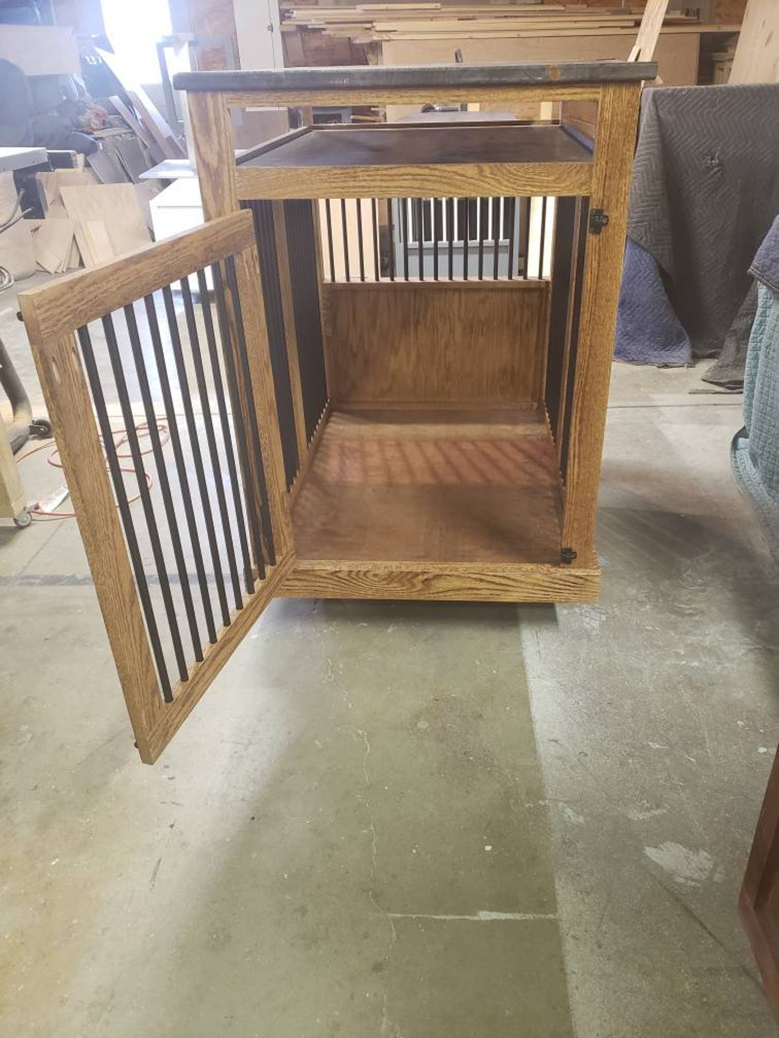 Custom Dog Kennel / Kitchen Island Kennel / Interior Dog Etsy