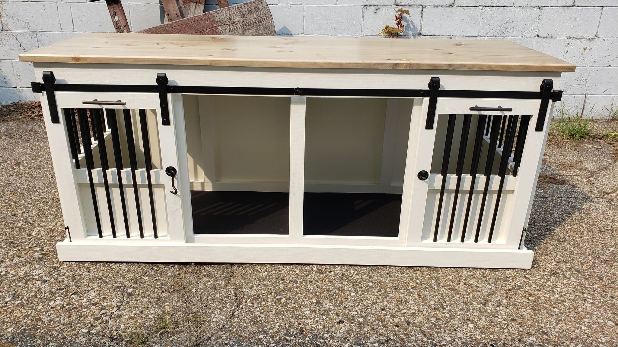 Sliding Barn Door Kennel / 1 in the U.S. / Dog Kennel / Etsy