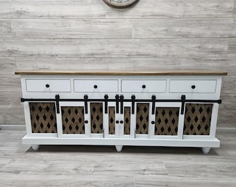 Sliding barn door kennel / #1 In The U.S. / dog kennel / Triple dog Kennel / rustic kennel / dog crate / dog furniture