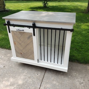 Sliding Barn Door Kennel / 1 in the U.S. / Dog Kennel / Entertainment ...