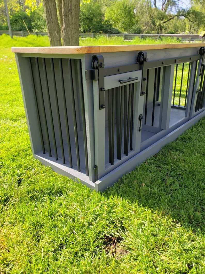 Sliding Barn Door Kennel / 1 in the U.S. / Dog Kennel / Etsy