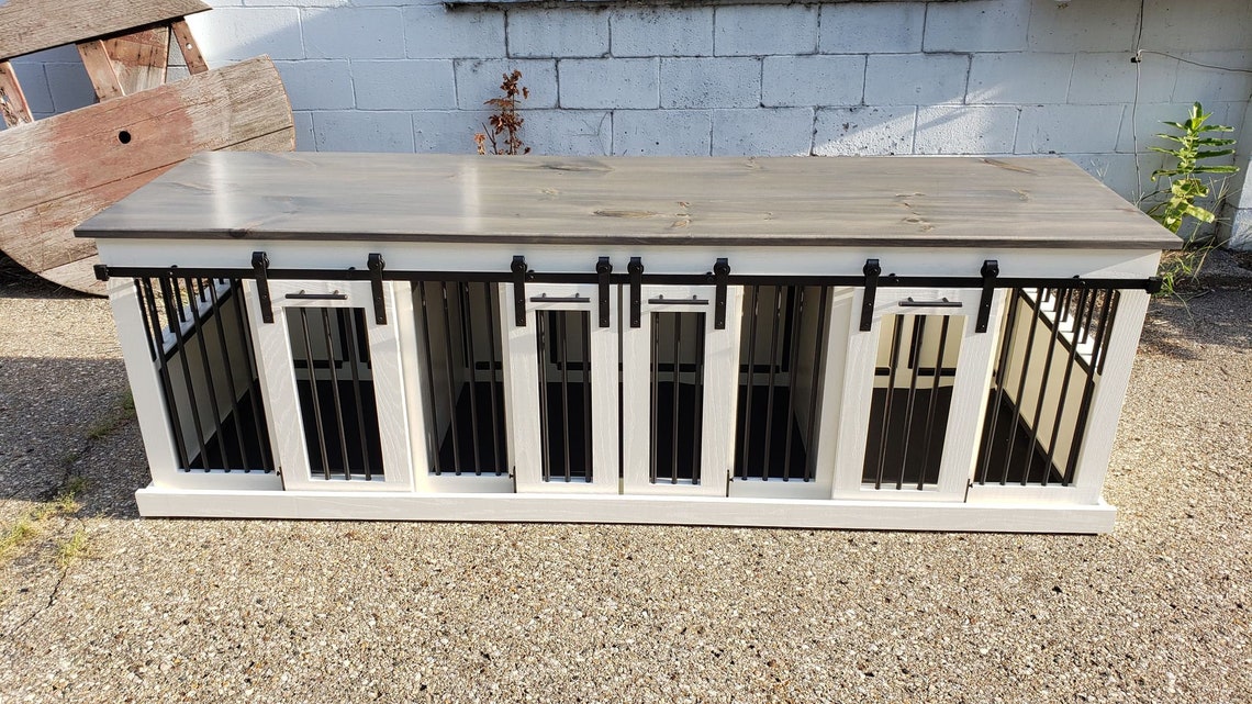 Sliding Barn Door Kennel / 1 in the U.S. / Dog Kennel / Etsy