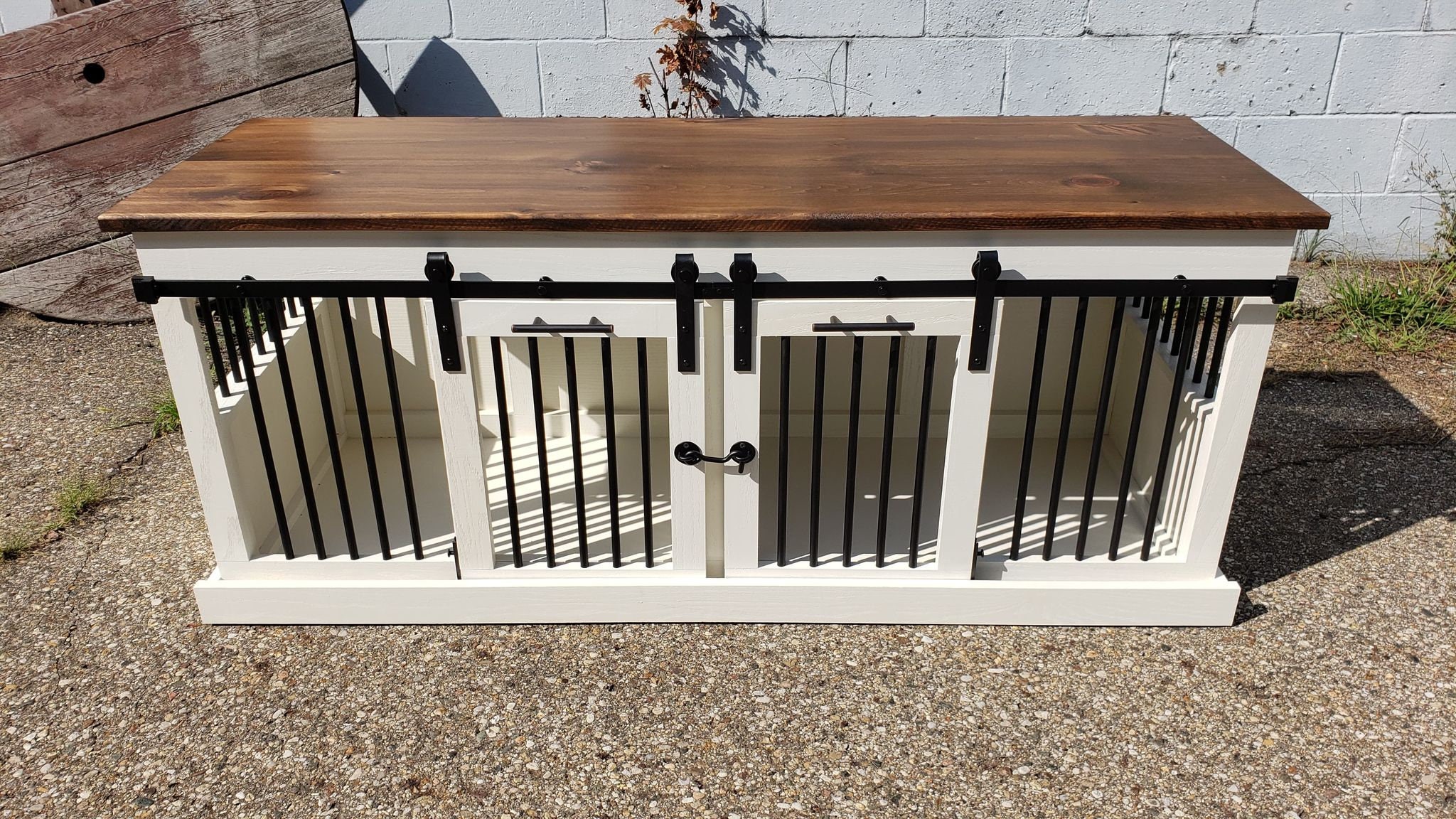 Sliding Barn Door Kennel / 1 in the U.S. / Dog Kennel / Etsy