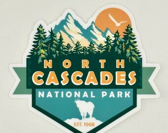 North Cascades National Park Sticker
