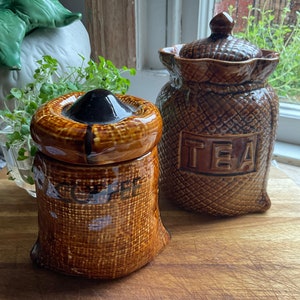 Tea and coffee cannisters