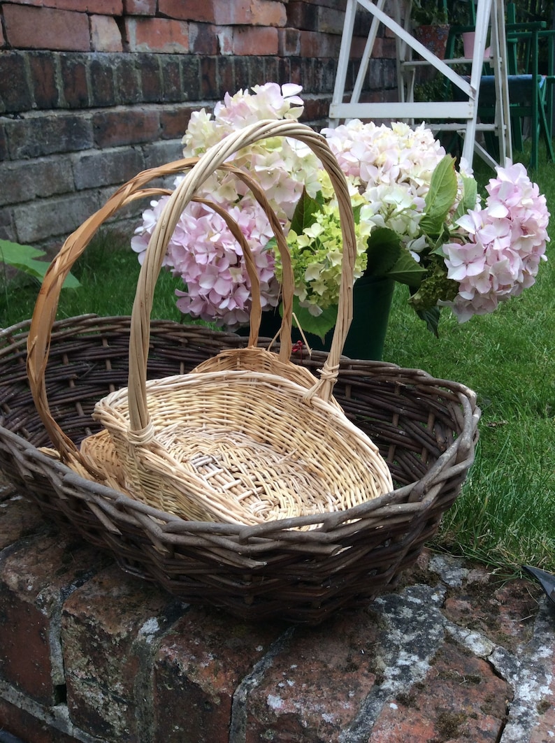 Mini wicker trug Etsy