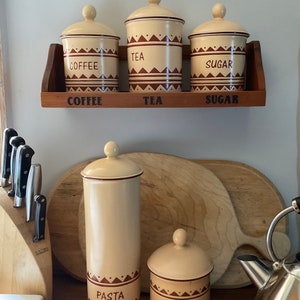 Hornsea pottery storage jars