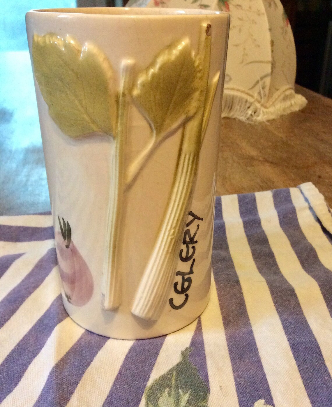 Vintage celery vase Etsy