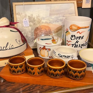 Hornsea Heirloom Egg cup quartet