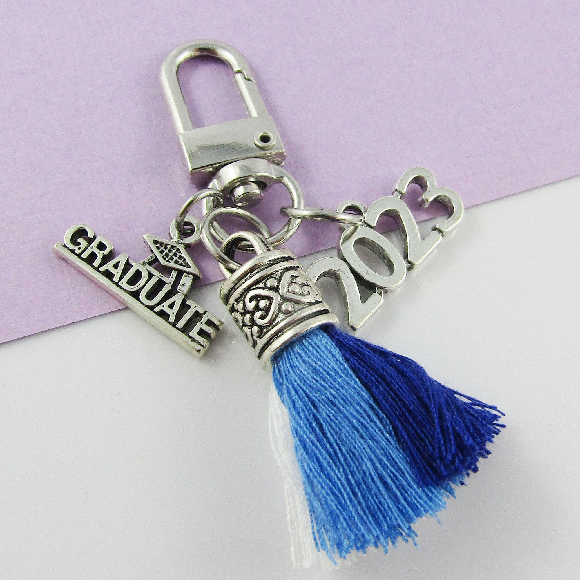 Graduation shop tassel keychain