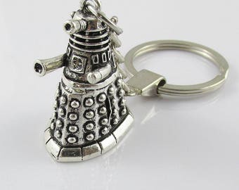 Dr Who Inspired Dalek Keychain Keyring Key Ring Great Gift